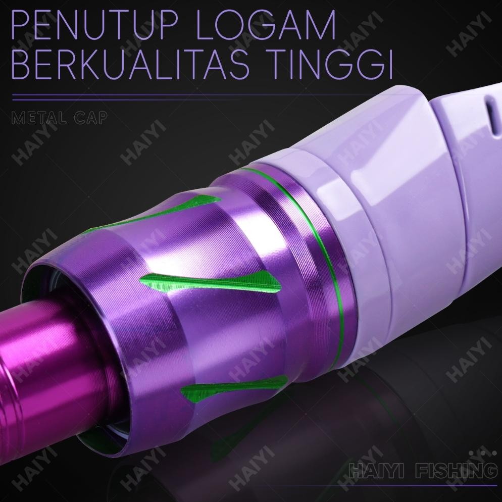 Viral Haiyi Fishing Baru Ultra Ringan Casting Rod Medium Joran Pancing Karbon M Gaya Baru Joran Melo