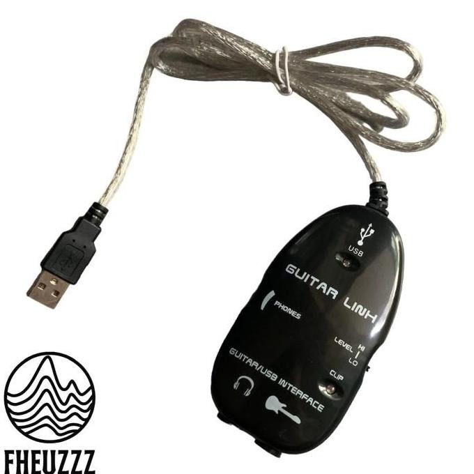 USB Guitar Link Cable Soundcard Efek Gitar Audio Interface Guitar HEMAT