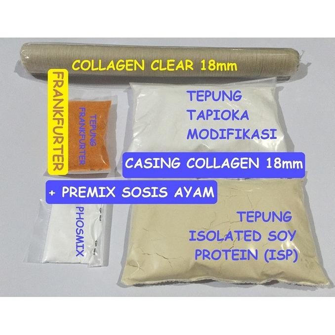 

Casing Sosis Clear dan Tepung Bumbu frankfurter ayam