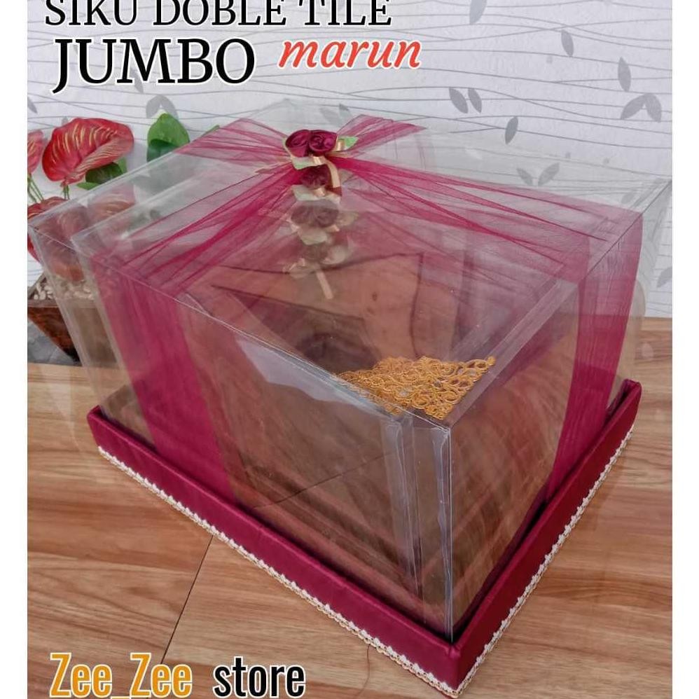 Ready_Stock_Cod Box Kotak Seserahan Hantaran Pernikahan Mika Tile 1 Set Isi 4 Pcs Yui-7