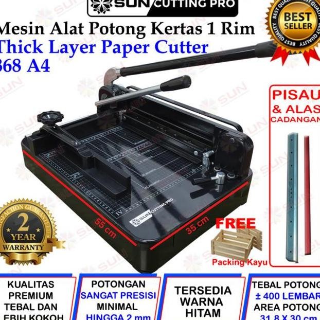 

Mesin Thi Layer R Cutter A4 868 Alat Pemotong Kertas 1 Rim