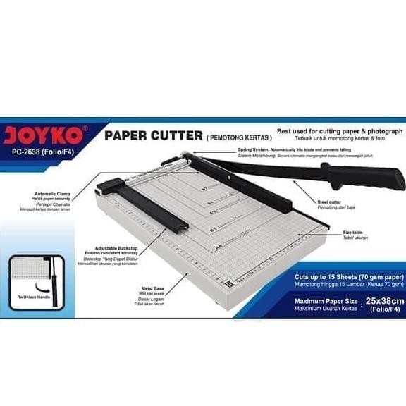 

R Cutter Pemotong Kertas Joyko Pc2638 F4