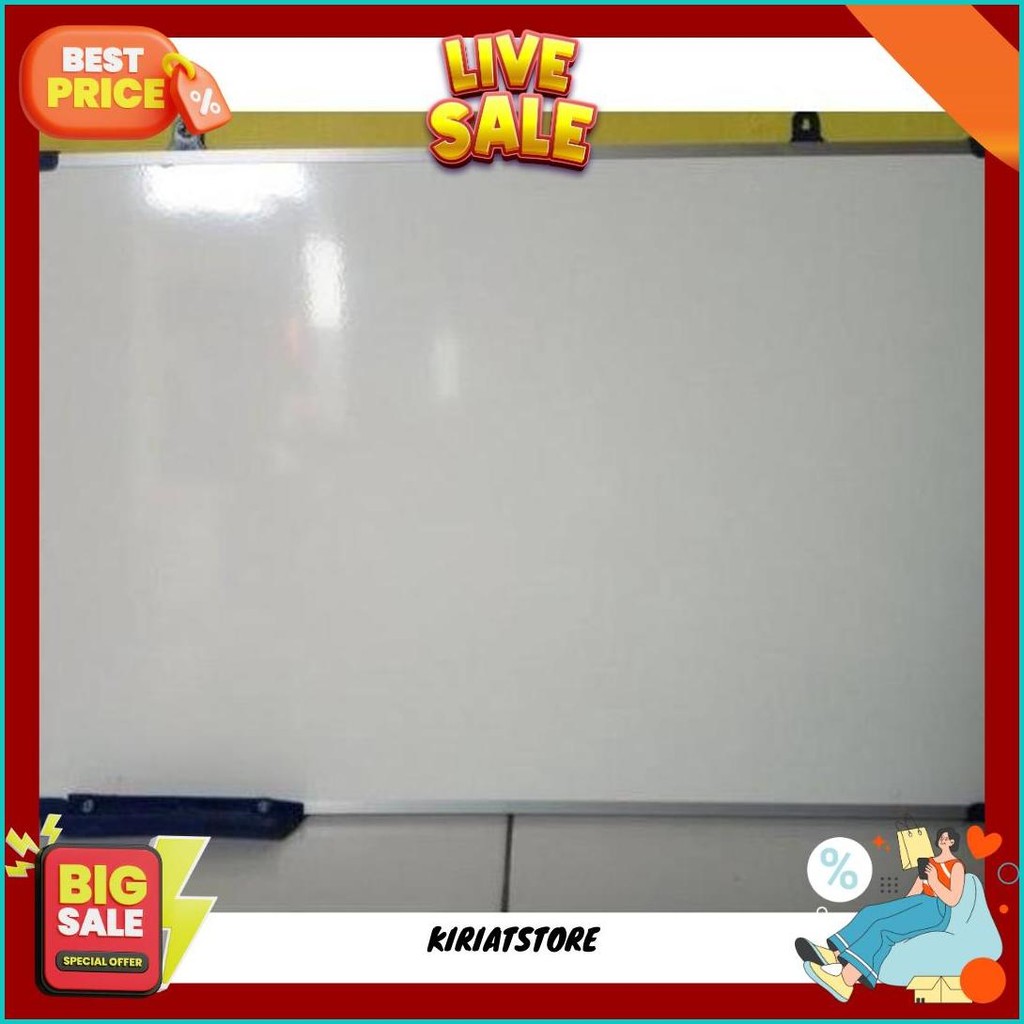 

Papan Tulis 60X90Cm Spidol Dan Kapur Whiteboard / Blackboard Ukuran 60X90 Terlaris