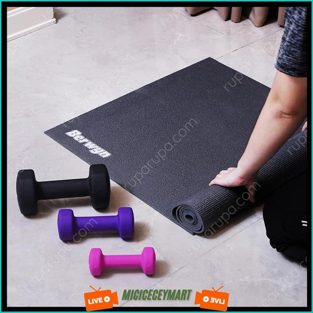 Matras Yoga Brewyn Single Layer Pvc/Yoga Mat/Matras Yoga/Matras Yoga Ace Hardware Original Produk