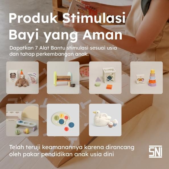 TP Learning Time-Program Thinker- Mainan stimulasi 13 sd 18 bulan/ Mainan edukasi anak 1 tahun/ Main