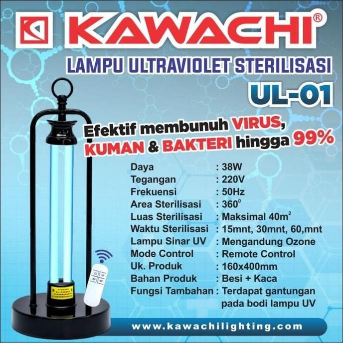 Lampu UV sterilisasi / Sterilization UV light pembasmi virus 38w