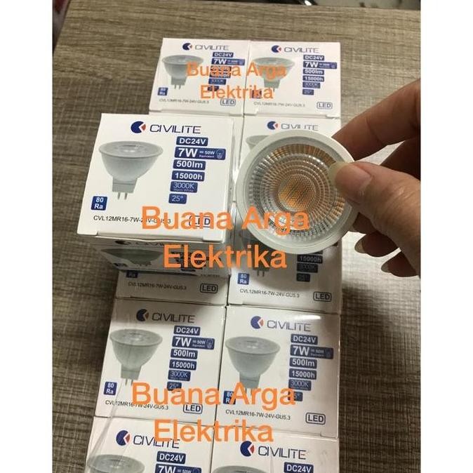 Lampu Civilite 12 MR-16 24V 7W