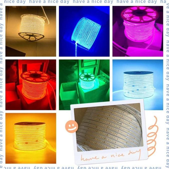 Lampu LED selang 2835 144mata 100meter. Lampu selang 144led 100m