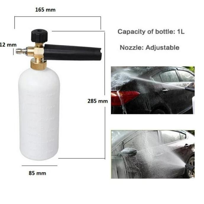 Tabung Spray Gun Tempat Alat Semprot Foam Cuci Mobil Motor Noozle