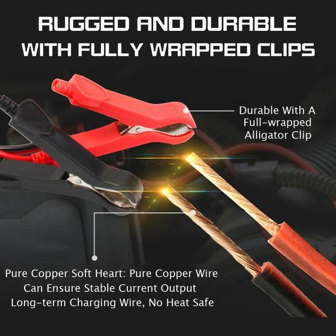 Ecosen Charger Aki Otomatis Smart Intelligent Auto Repair Mobil 12V24V Charger Otomatis Kualitas Ter