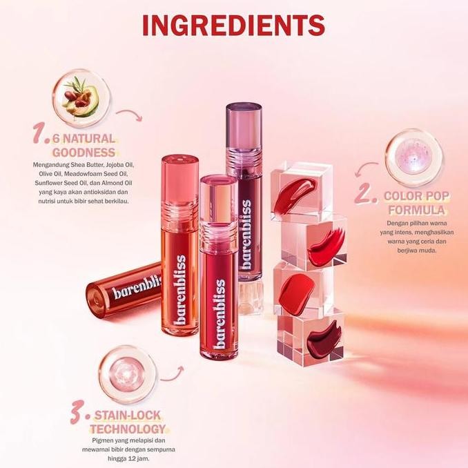 BNB Barenbliss Peach Makes Perfect Lip Tint/Lip Matte/Lip Cream/Lip Velvet