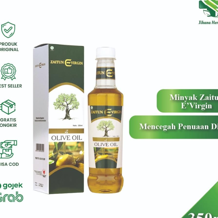 

Minyak Zaitun Extra Virgin O Oil Evirgin Mencegah Penuaan Dini