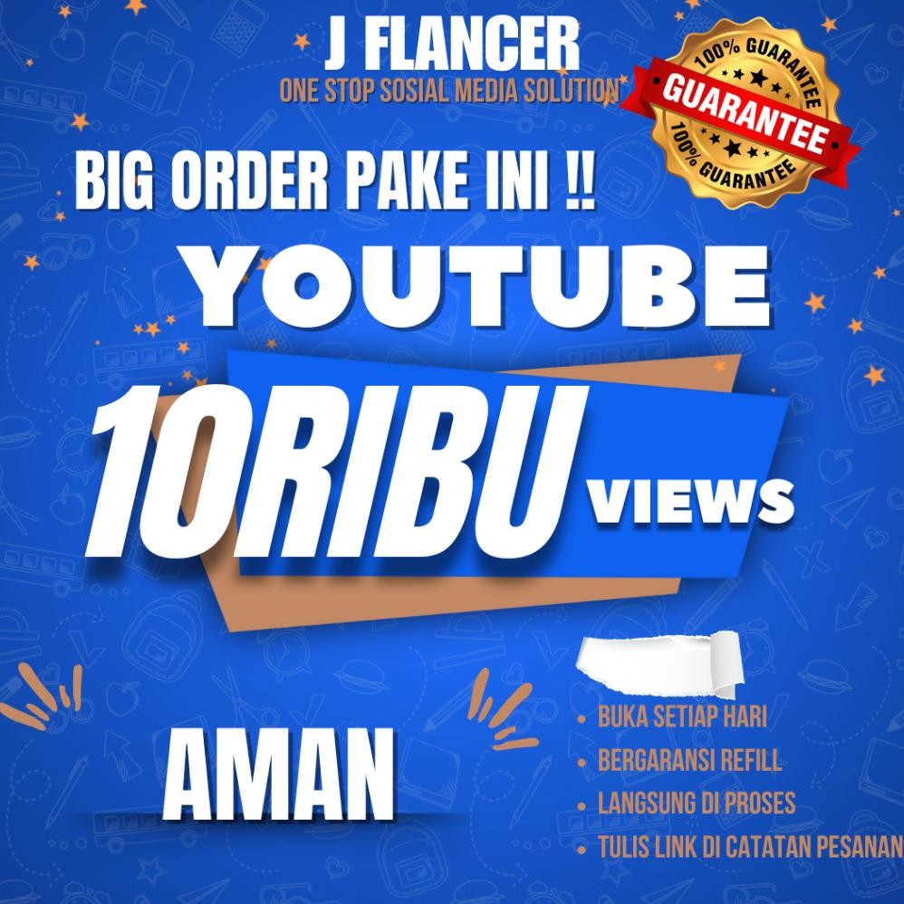 10 Ribu View Youtube Traffic Iklan