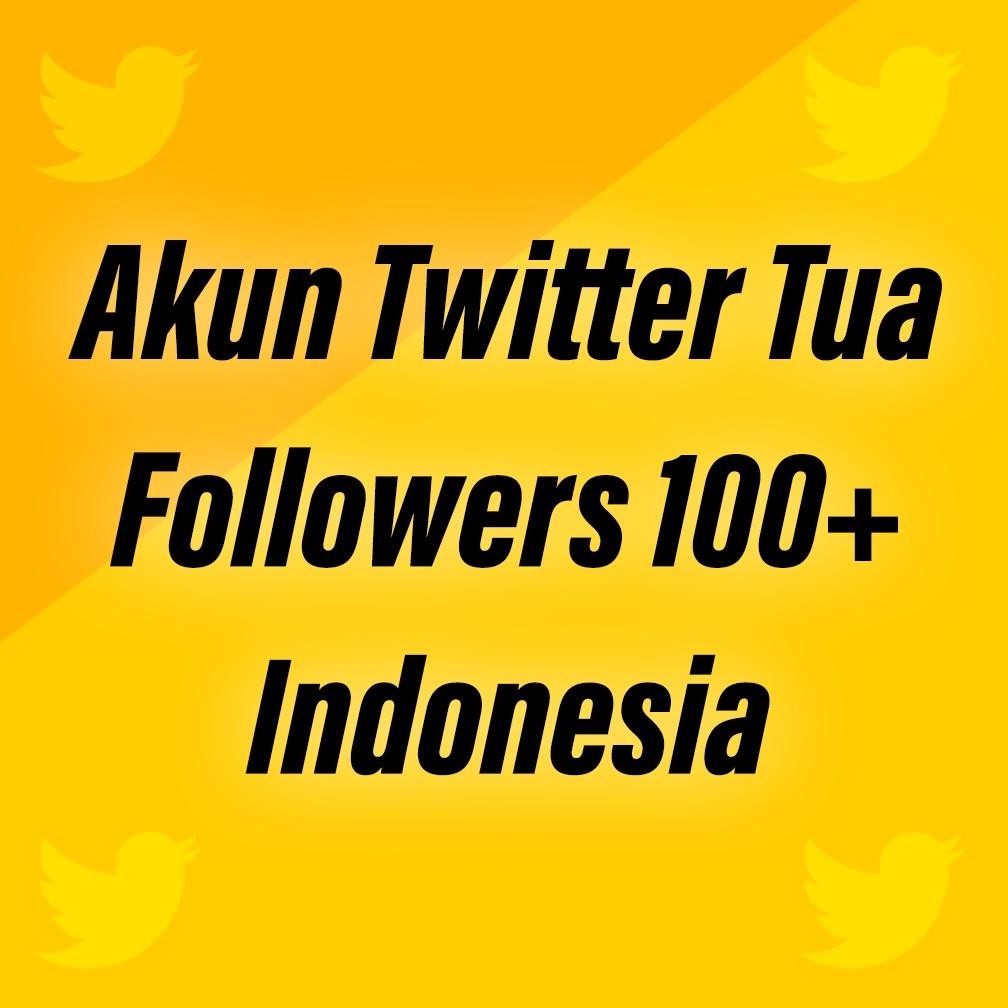 Akun Twitter Tua Followers 100+ Tahun 2012 - 2015
