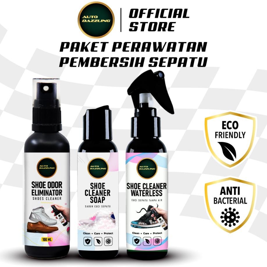 Auto Dazzling Shoe Cleaner Paket Lengkap Pembersih Sepatu