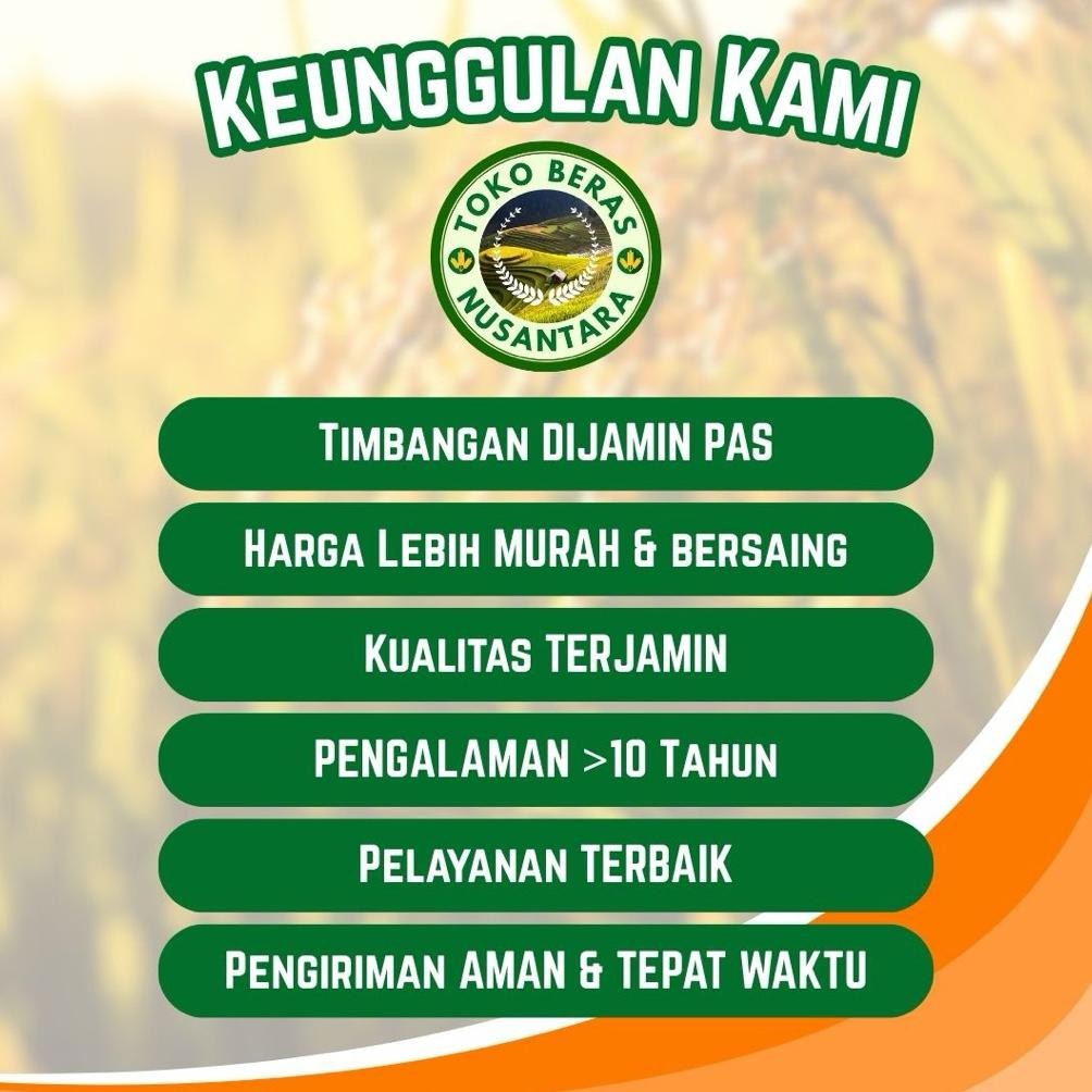 

Beras Slyp Super Rojolele Pw ( 10Kg ) Pulen ( Wangi Pandan )