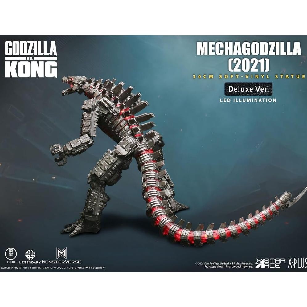 GODZILLA VS. KONG (2021): MECHAGODZILLA SOFT VINYL FIGURE ORIGINAL PRODUK
