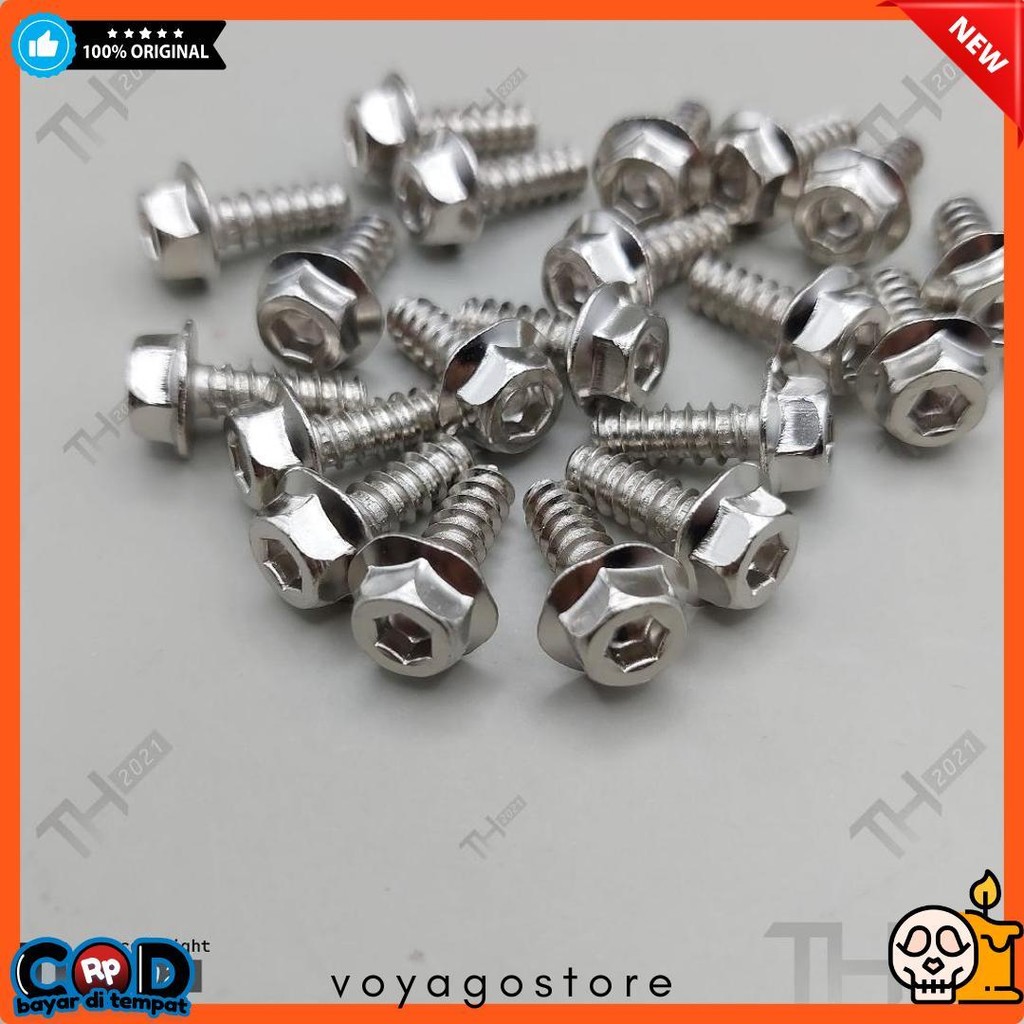 Cusss Serbu Baut Body Mio Sporty Isi 20Pcs-Baut Body Mio Smile Isi 20Pcs-Baut Probolt Body Yamaha