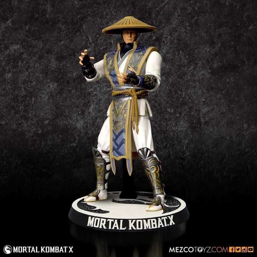 Mezco Mortal Kombat X Raiden Actionfigur, 10,2 Cm Original Produk