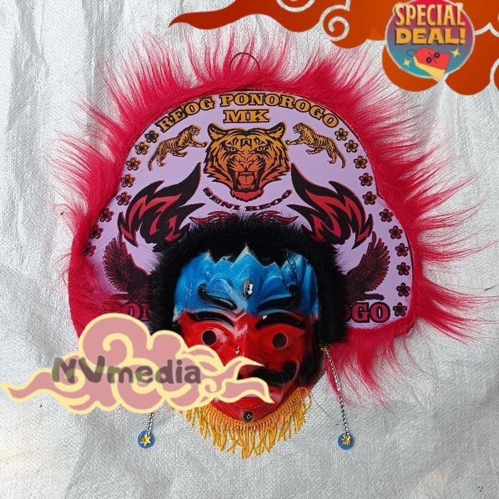 TERBAIK MAINAN TRADISIONAL TOPENG REOG ANAK / MAINAN TOPENG REOG
