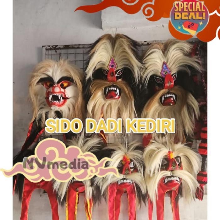 Cod Ganongan Ganong Ponorogo Mata Kaca Full Rambut Kuda