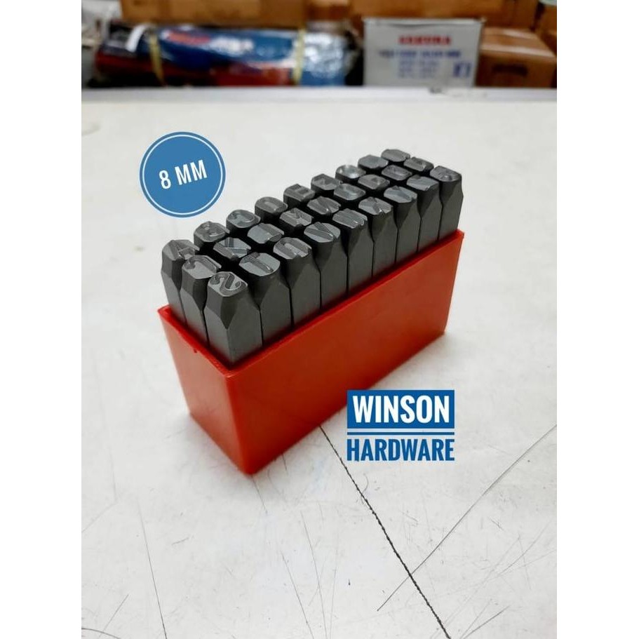 

Promo Alat Ketok Huruf Rangka Mesin 8mm ZEKI Letter Stamp Punch Set 8 mm COD