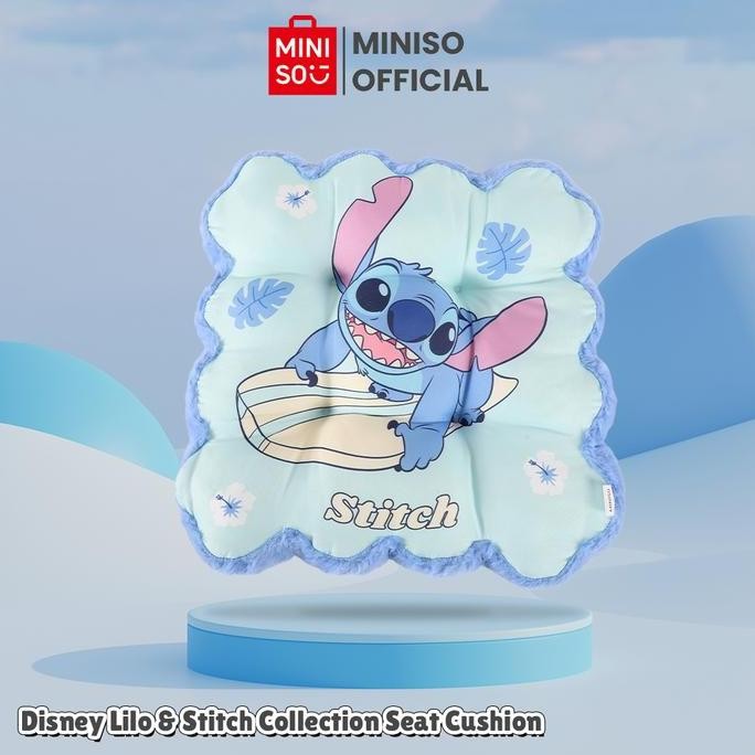 Miniso x Stitch Collection Bantal Duduk Bantal Kursi Bantal Sandaran
