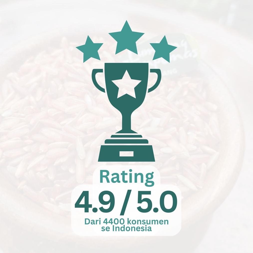 

Beras Merah Pandan Wangi Asli Lumbung Tampomas 2Kg