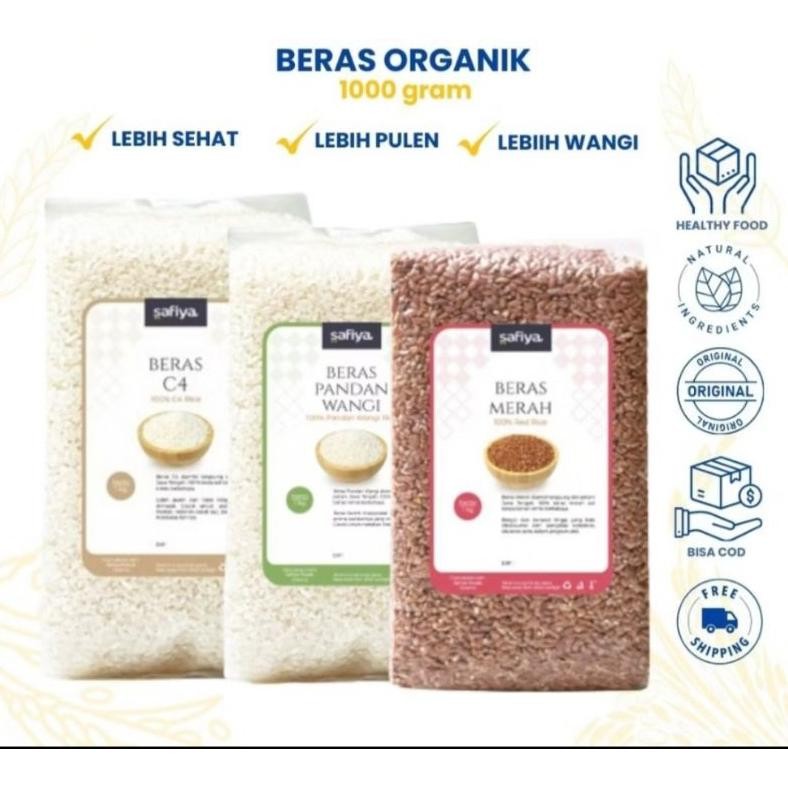 

Samarinda_Barokah | Beras Merah Organik 1 Kg Beras Organik Pandan Wangi Beras Pulen