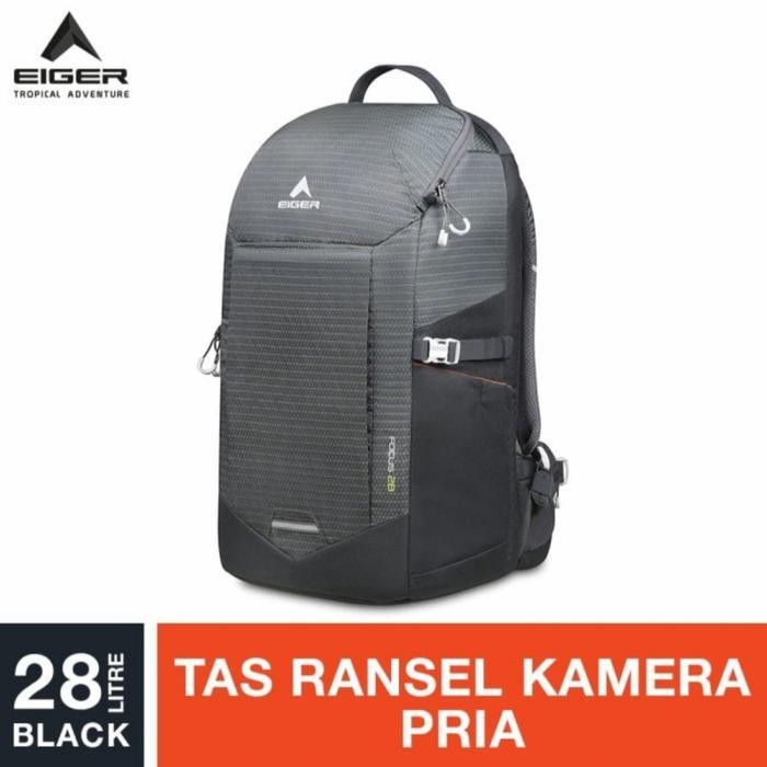 Tas Ransel Eiger Focus Camera Backpack 28L Daypack Tas Punggung