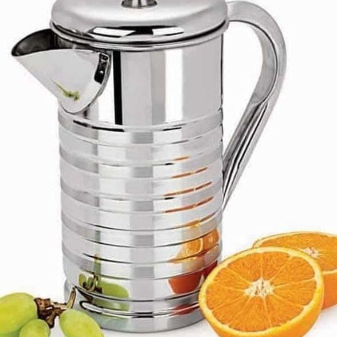 Teko Water Pitcher Jug Stainless 2 Liter Decent Jug