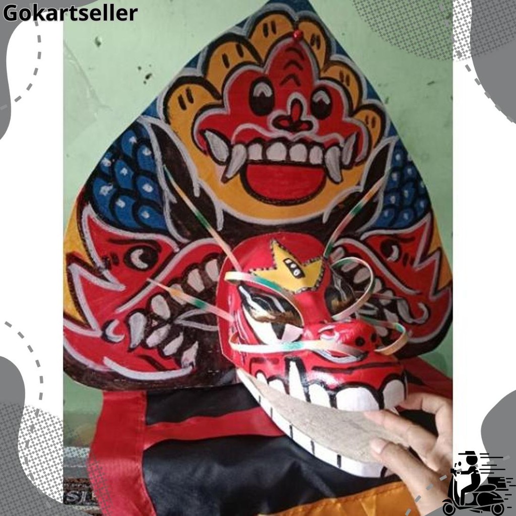 K3- 8 BARONGAN PLIPIT ROMO MAINAN ANAK TAMBUR barongan asli ponorogo barongan PLIPIT Barongan Anak U