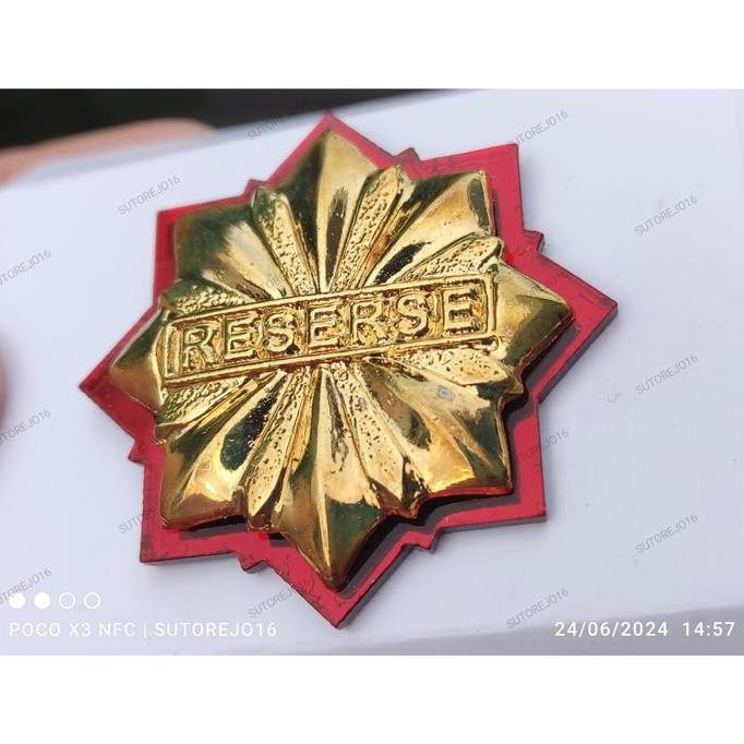 Lencana Pin Kecil Pdh Reskrim