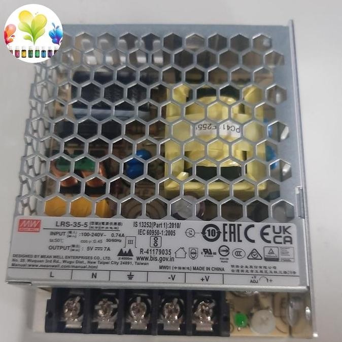 BEBAS ONGKIR - Power supply Meanwell 5v 7A/ PS MW 5v 7A/ Adaptor 5v 7A/ Power suply 5v 7A