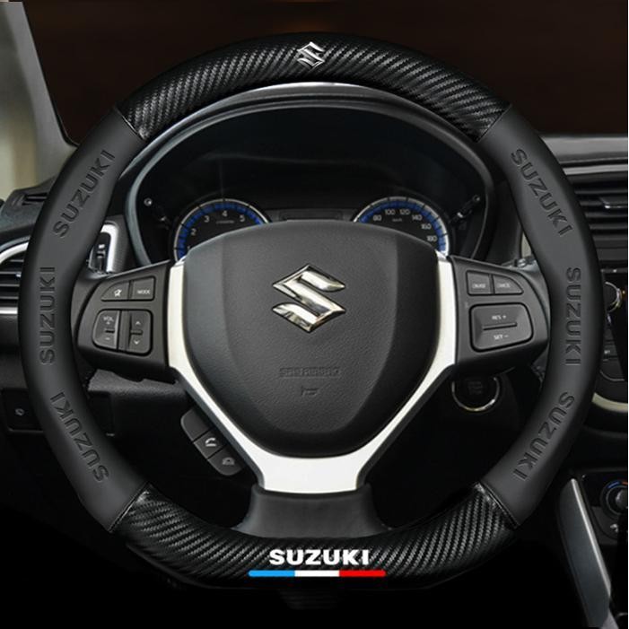 NZG Cover Setir Sarung Stir Suzuki All New Ertiga XL7 Carbon Flat Bawah Datar