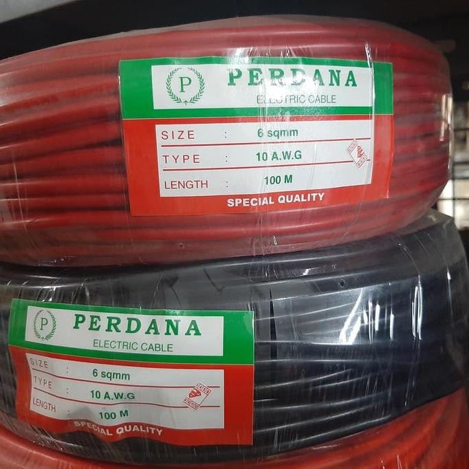 TERBARU - Kabel nyaf 6mm perdana/kabel nyaf 6mm/kabel serabut 6mm/kbl rambut 6mm