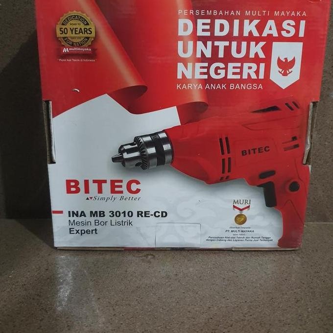 bitec mesin bor 10 mm besi kayu