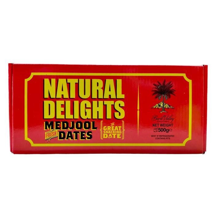 

ES Kurma Medjool Natural Delights California Kemasan Dus Exp lama 500gr