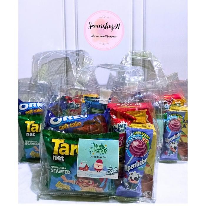 

ES READY!Paket Snack Kemasan Tas Mika/Paket Snack Premium ( FREE STICKER)