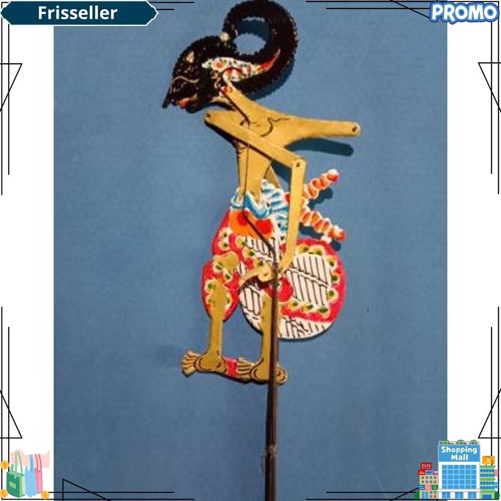 Bebas ongkir Satu Set Wayang Pandawa Lima, wayang kulit kertas, wayang mainan