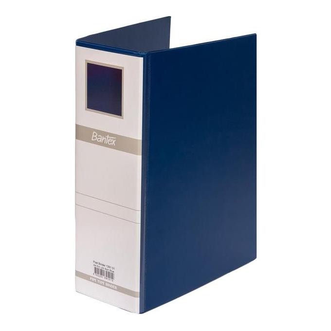 

PROMO DISKON - Bantex Post Pipe Binder 2 Ring 8cm A4 Blue 9 0