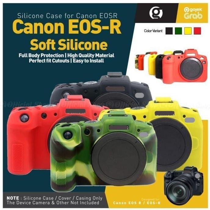 TERLARIS - Silikon Case for Canon EOS-R (Casing Silicone Camera Silicon EOS R)