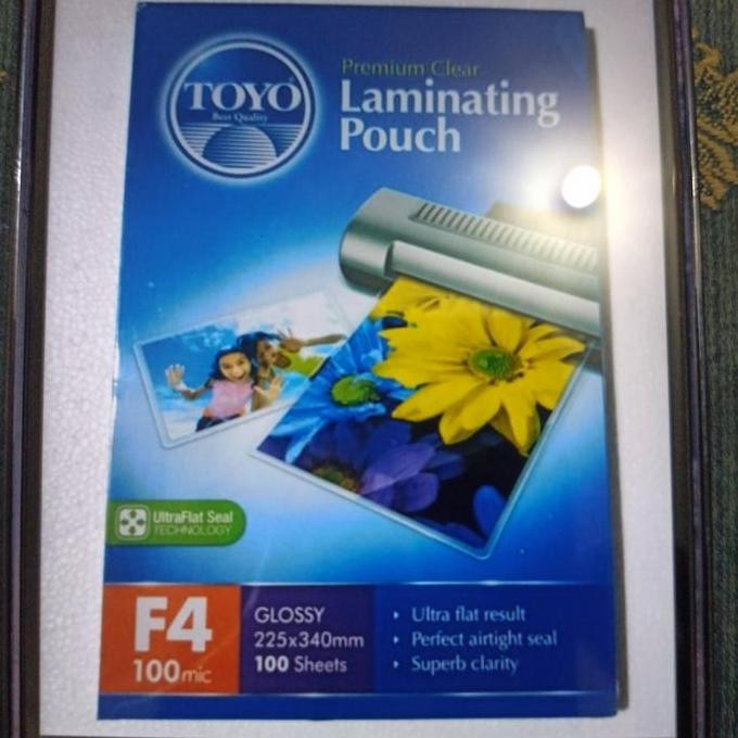 

NEW - Plastik Laminating Toyo un F4& A4