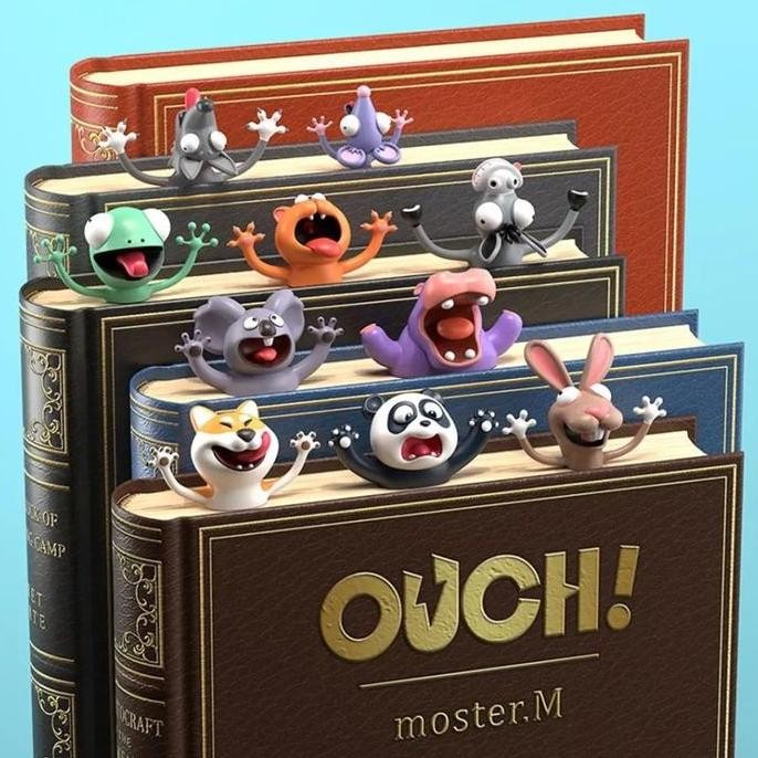 

BEBAS ONGKIR - Penanda buku Kartun D pembatas buku unik imut animals bookmark