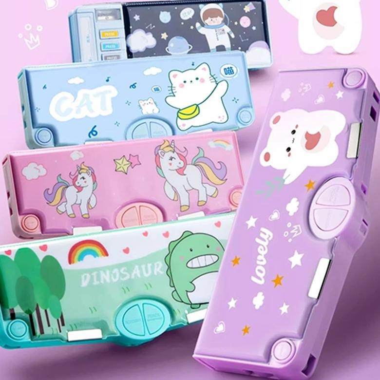 

Gb29 [Ready] Aimilo Kotak Pensil Anak Perempuan Tempat Pensil Anak Perempuan Kotak Pensil Multifungsi Kado Anak Sd