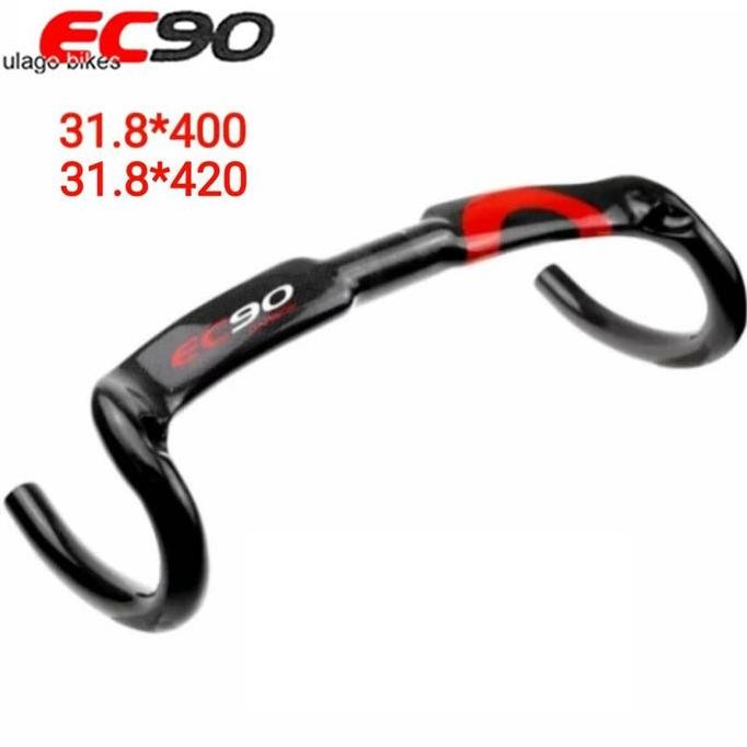Promo handlebar dropbar carbon EC90 aero 2 31.8 OS drop bar stang balap road stang bengkok sepeda CO