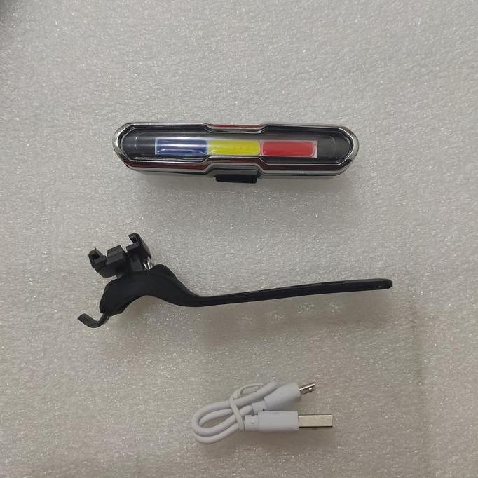 Promo Lampu depan atau belakang sepeda USB polisi strobo COD