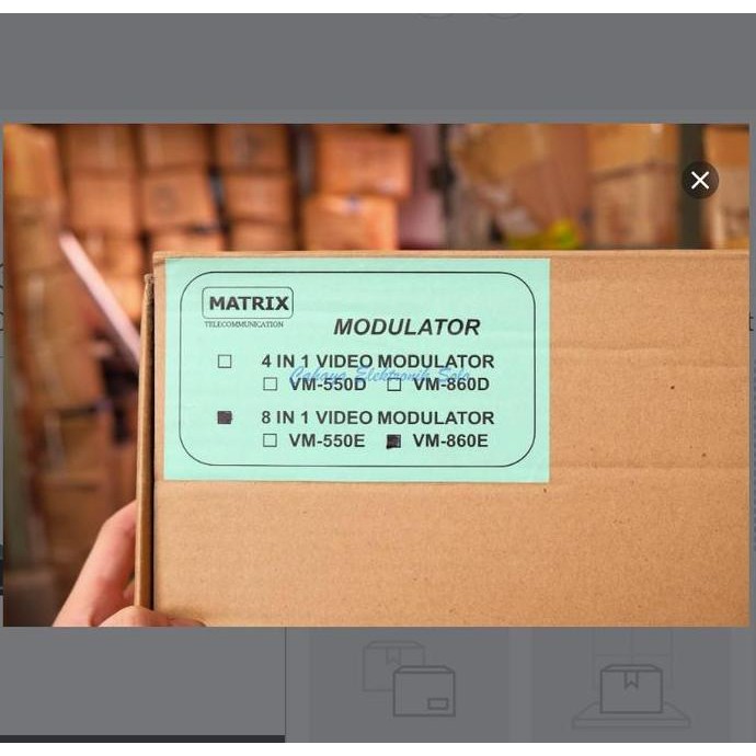 Matrix Modulator Vm 860E 8 Channel Uhf