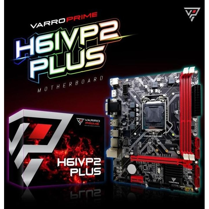 NEW MAINBOARD /MOTHERBOARD GAMING VARRO H61 VP2 PLUS SOCKET 1155 DDR3 NVME