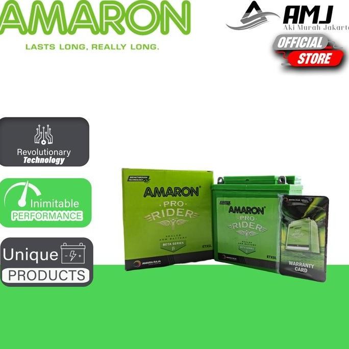 TERMURAH - Amaron Aki Motor ETXL / GMZ-B / MTXAL / YBL - Ah Aki Kering